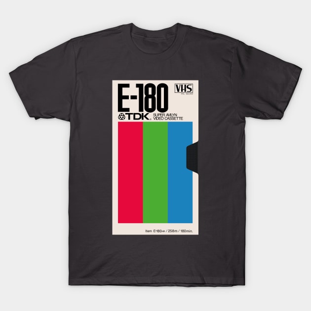 TDK VHS tape T-Shirt by AtelierNab